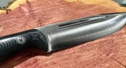 Bark River Cub 3V Black Linen Micarta Knife Red Liners Mosaic Pins (USA) 12 Bark River Cub 3V Black Linen Micarta Knife Red Liners Mosaic Pins (USA) -Helle Shop bark river knives bark river cub 3v black linen micarta knife red liners mosaic pins usa 41989660639444