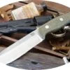 Bark River Cub Knife CPM 3V Green Canvas Micarta (USA)