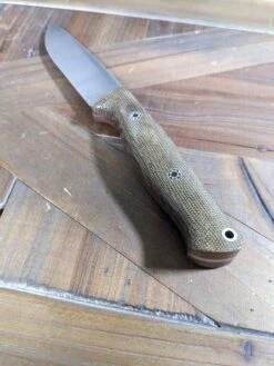 Bark River Fox River EXT-1 MagnaCut Green Canvas Micarta Red Liners Mosaic Pins (USA) -Helle Shop bark river knives bark river fox river ext 1 magnacut green canvas micarta red liners mosaic pins usa 41989659001044