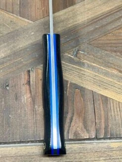 Bark River Fox River EXT-2 LT 3V Black Burlap Blue Liners Mosaic Pins (USA) 13 Bark River Fox River EXT-2 LT 3V Black Burlap Blue Liners Mosaic Pins (USA) -Helle Shop bark river knives bark river fox river ext 2 lt 3v black burlap blue liners mosaic pins usa 41989664342228