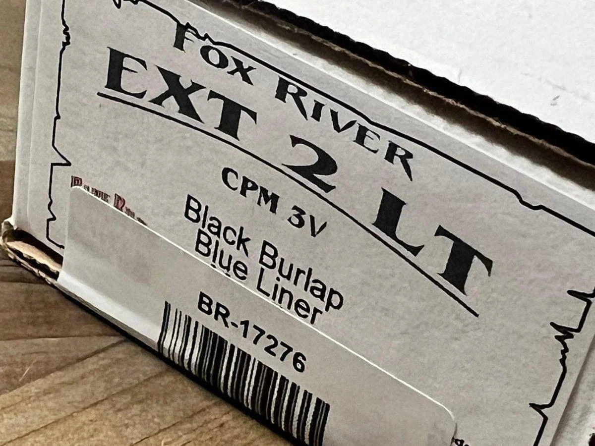 Bark River Fox River EXT-2 LT 3V Black Burlap Blue Liners Mosaic Pins (USA) 8 Bark River Fox River EXT-2 LT 3V Black Burlap Blue Liners Mosaic Pins (USA) - Image 8