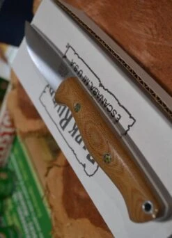 Bark River Gunny Hunter LT CPM 3V Knife Micarta W/ Mosaic Pins (USA) -Helle Shop bark river knives bark river gunny hunter lt cpm 3v knife micarta w mosaic pins usa 41989674467540