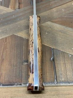 Bark River Gunny Scandi CPM 3V Cholla Cactus With Turquoise - White Liners -Helle Shop bark river knives bark river gunny scandi cpm 3v cholla cactus with turquoise white liners 41989679284436