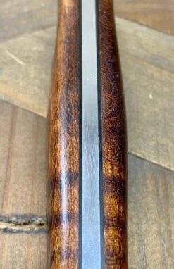 Bark River Gunny Scandi CPM 3V Dark Curly Maple, Black Liners, Mosaic Pins -Helle Shop bark river knives bark river gunny scandi cpm 3v dark curly maple black liners mosaic pins 41989674631380