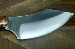 Bark River JX6 II MagnaCut Fixed Knife Black Ash Burl Black Liners Mosaic Pins (USA) -Helle Shop bark river knives bark river jx6 ii magnacut fixed knife black ash burl black liners mosaic pins usa 41989677482196