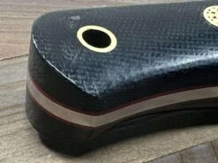 Bark River JX6 II MagnaCut Fixed Knife Black Micarta Bloody Spacer Black Liners Mosaic Pins (USA) -Helle Shop bark river knives bark river jx6 ii magnacut fixed knife black micarta bloody spacer black liners mosaic pins usa 41989678137556