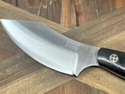 Bark River JX6 II MagnaCut Fixed Knife Black Micarta Red Liners Mosaic Pins (USA) -Helle Shop bark river knives bark river jx6 ii magnacut fixed knife black micarta red liners mosaic pins usa 41989678661844