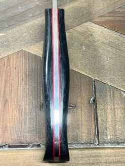 Bark River JX6 II MagnaCut Fixed Knife Black Micarta Red Liners Mosaic Pins (USA) -Helle Shop bark river knives bark river jx6 ii magnacut fixed knife black micarta red liners mosaic pins usa 41989678727380