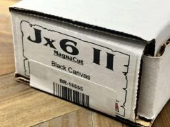 Bark River JX6 II MagnaCut Fixed Knife Black Micarta Red Liners Mosaic Pins (USA) -Helle Shop bark river knives bark river jx6 ii magnacut fixed knife black micarta red liners mosaic pins usa 41989679153364