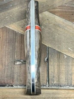 Bark River JX6 II MagnaCut Fixed Knife Bog Oak Bone Spacer White Liners Mosaic Pins (USA) -Helle Shop bark river knives bark river jx6 ii magnacut fixed knife bog oak bone spacer white liners mosaic pins usa 41989677744340