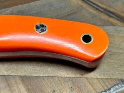 Bark River JX6 II MagnaCut Fixed Knife Orange G10 White Liners Mosaic Pins (USA) 13 Bark River JX6 II MagnaCut Fixed Knife Orange G10 White Liners Mosaic Pins (USA) -Helle Shop bark river knives bark river jx6 ii magnacut fixed knife orange g10 white liners mosaic pins usa 41989678760148