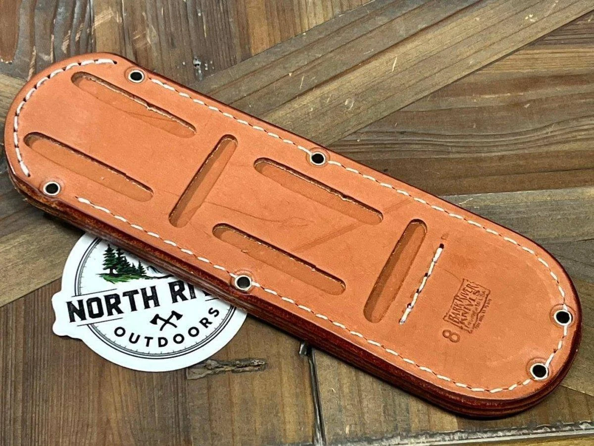 Bark River JX6 II MagnaCut Fixed Knife Orange G10 White Liners Mosaic Pins (USA) 7 Bark River JX6 II MagnaCut Fixed Knife Orange G10 White Liners Mosaic Pins (USA) - Image 7