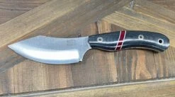 Bark River JX6 MagnaCut Black Canvas Micarta Bloody Basin Spacer Mosaic Pins (USA) -Helle Shop bark river knives bark river jx6 magnacut black canvas micarta bloody basin spacer mosaic pins usa 41989681545428