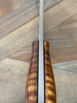 Bark River JX6 MagnaCut Dark Curly Maple - Black Liners #3 (USA) -Helle Shop bark river knives bark river jx6 magnacut dark curly maple black liners 3 usa 41989676499156