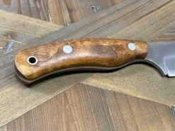 Bark River JX6 MagnaCut Dark Curly Maple - Black Liners #3 (USA) -Helle Shop bark river knives bark river jx6 magnacut dark curly maple black liners 3 usa 41989676564692