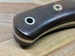 Bark River JX6 MagnaCut Desert Ironwood Burl Mosaic Pins (USA) -Helle Shop bark river knives bark river jx6 magnacut desert ironwood burl mosaic pins usa 41989680922836