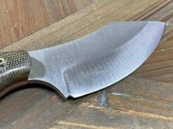 Bark River JX6 MagnaCut Green Canvas Micarta Red Liners Mosaic Pins (USA) -Helle Shop bark river knives bark river jx6 magnacut green canvas micarta red liners mosaic pins usa 41989680529620