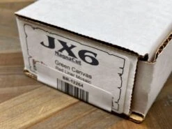 Bark River JX6 MagnaCut Green Canvas Micarta Red Liners Mosaic Pins (USA) -Helle Shop bark river knives bark river jx6 magnacut green canvas micarta red liners mosaic pins usa 41989680693460