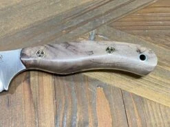 Bark River JX6 MagnaCut Sand Maple Burl Mosaic Pins (USA) -Helle Shop bark river knives bark river jx6 magnacut sand maple burl mosaic pins usa 41989682430164