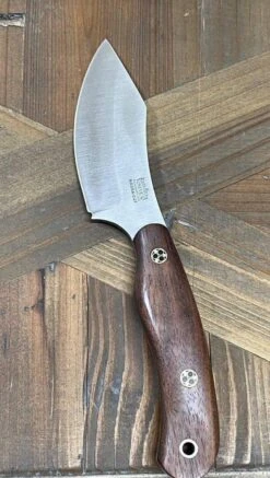 Bark River JX6 MagnaCut Walnut Burl Black Liners Mosaic Pins (USA) -Helle Shop bark river knives bark river jx6 magnacut walnut burl black liners mosaic pins usa 41989681905876