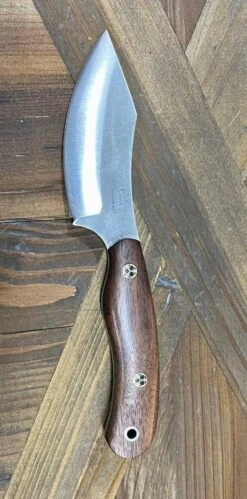 Bark River JX6 MagnaCut Walnut Burl Black Liners Mosaic Pins (USA) -Helle Shop bark river knives bark river jx6 magnacut walnut burl black liners mosaic pins usa 41989682004180