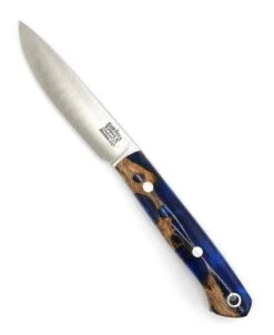 Bark River Little Creek II Field Knife MagnaCut Blue Cholla Cactus With Turquoise Handles (USA)