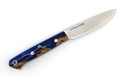 Bark River Little Creek II Field Knife MagnaCut Blue Cholla Cactus With Turquoise Handles (USA) -Helle Shop bark river knives bark river little creek ii field knife magnacut blue cholla cactus with turquoise handles usa 41989682594004