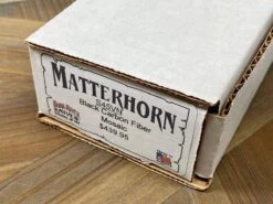 Bark River Matterhorn Fixed Blade CPM-S45VN Black Carbon Fiber Mosaic Pins -Helle Shop bark river knives bark river matterhorn fixed blade cpm s45vn black carbon fiber mosaic pins 41989684134100