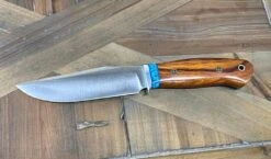Bark River Matterhorn Fixed Blade CPM-S45VN Desert Ironwood Turquoise Spacer Mosaic Pins -Helle Shop bark river knives bark river matterhorn fixed blade cpm s45vn desert ironwood turquoise spacer mosaic pins 41989685739732