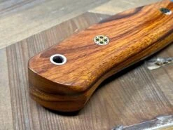 Bark River Matterhorn Fixed Blade CPM-S45VN Desert Ironwood Turquoise Spacer Mosaic Pins -Helle Shop bark river knives bark river matterhorn fixed blade cpm s45vn desert ironwood turquoise spacer mosaic pins 41989685870804