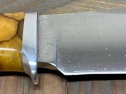 Bark River Matterhorn Fixed Blade Knife CPM-S45VN Amber Sea Dragon Scale -Helle Shop bark river knives bark river matterhorn fixed blade knife cpm s45vn amber sea dragon scale 41989686755540