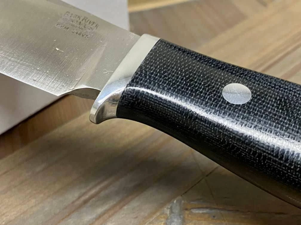 Bark River Matterhorn Fixed Blade Knife CPM-S45VN Black Canvas Micarta 2 Bark River Matterhorn Fixed Blade Knife CPM-S45VN Black Canvas Micarta - Image 2