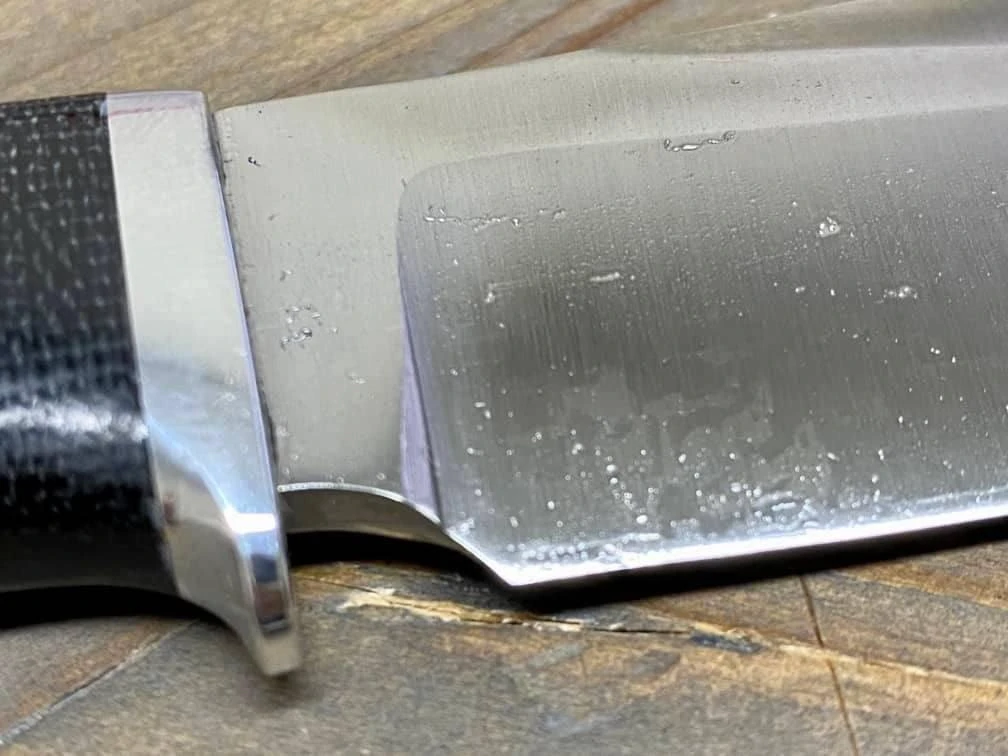 Bark River Matterhorn Fixed Blade Knife CPM-S45VN Black Canvas Micarta 3 Bark River Matterhorn Fixed Blade Knife CPM-S45VN Black Canvas Micarta - Image 3