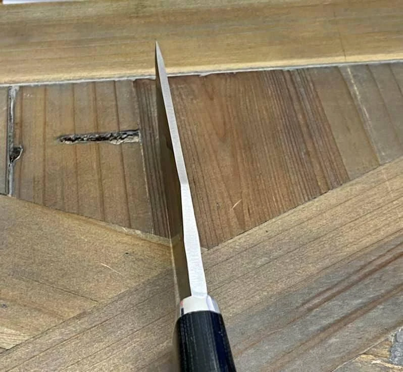 Bark River Matterhorn Fixed Blade Knife CPM-S45VN Black Canvas Micarta 6 Bark River Matterhorn Fixed Blade Knife CPM-S45VN Black Canvas Micarta - Image 6