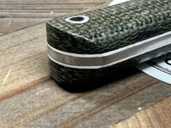 Bark River Mini Kephart Knife 3V Evergreen Burlap Handles White Liners Mosaic Pins (USA) -Helle Shop bark river knives bark river mini kephart knife 3v evergreen burlap handles white liners mosaic pins usa 41989685313748