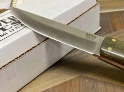 Bark River Puukko 3V Knife Green Linen Micarta - Orange Liners (USA) -Helle Shop bark river knives bark river puukko 3v knife green linen micarta orange liners usa 41989689802964