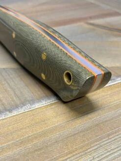 Bark River Puukko 3V Knife Green Linen Micarta - Orange Liners (USA) -Helle Shop bark river knives bark river puukko 3v knife green linen micarta orange liners usa 41989689868500
