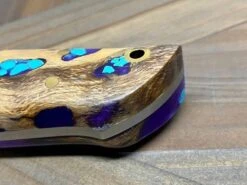 Bark River Puukko 3V Knife Purple Cholla Cactus With Turquoise (USA) -Helle Shop bark river knives bark river puukko 3v knife purple cholla cactus with turquoise usa 41989691834580