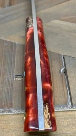 Bark River Puukko 3V Knife Red Cholla Cactus With Turquoise (USA) -Helle Shop bark river knives bark river puukko 3v knife red cholla cactus with turquoise usa 41989690982612