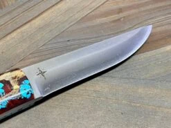 Bark River Puukko 3V Knife Red Cholla Cactus With Turquoise (USA) -Helle Shop bark river knives bark river puukko 3v knife red cholla cactus with turquoise usa 41989691113684