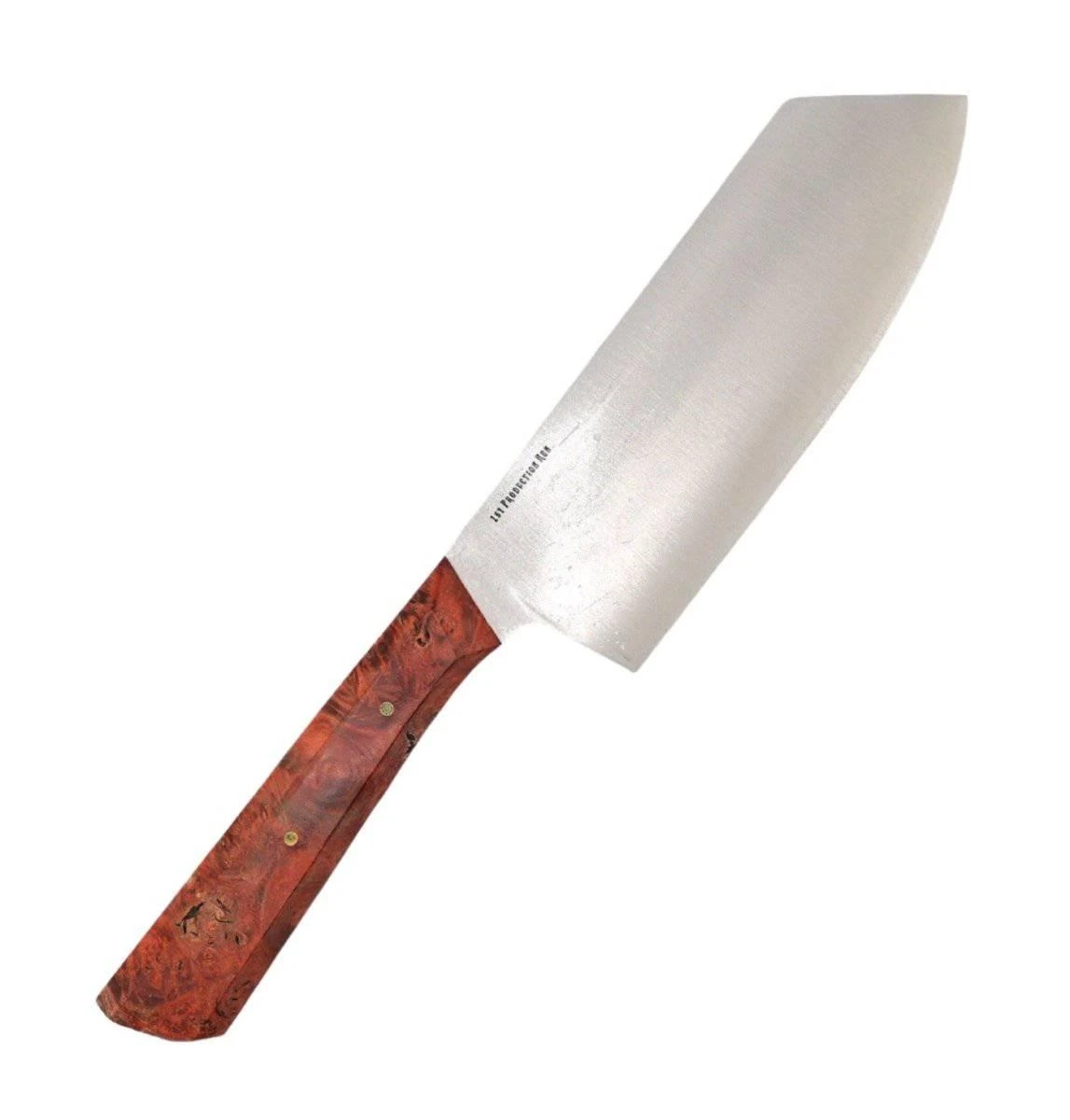 Bark River Wa Santoku Kitchen Knife MagnaCut Burnt Orange Maple Burl 2 Bark River Wa Santoku Kitchen Knife MagnaCut Burnt Orange Maple Burl - Image 2