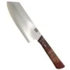Bark River Wa Santoku Kitchen Knife MagnaCut Cherry & Salmon Maple Burl