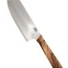 Bark River Wa Santoku Kitchen Knife MagnaCut Natural Spalted Maple