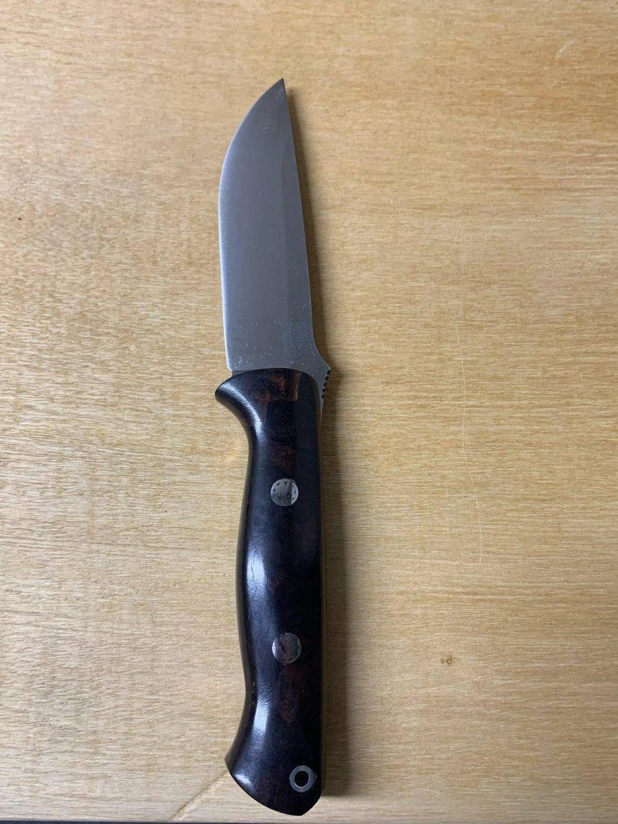 Bravo 1 LT MagnaCut Fixed Blade Desert Ironwood Burl Red Liners Mosaic Pins (USA) 5 Bravo 1 LT MagnaCut Fixed Blade Desert Ironwood Burl Red Liners Mosaic Pins (USA) - Image 5