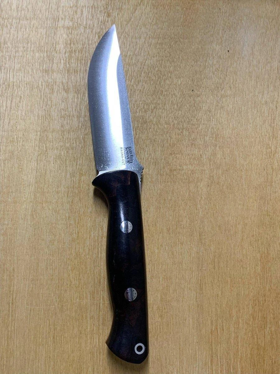 Bravo 1 LT MagnaCut Fixed Blade Desert Ironwood Burl Red Liners Mosaic Pins (USA) 4 Bravo 1 LT MagnaCut Fixed Blade Desert Ironwood Burl Red Liners Mosaic Pins (USA) - Image 4