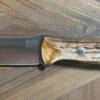 Bravo 1 LT MagnaCut Fixed Blade Elk Handles Black Liners Mosaic Pins (USA)
