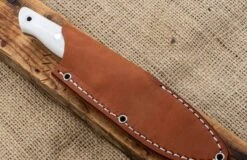 Bark River Mountaineer II Knife CruWear Black Burlap Micarta (USA) -Helle Shop bark river mountaineer ii knife cruwear black burlap micarta usa 876602