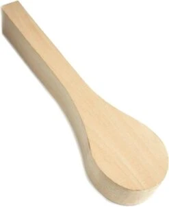 BeaverCraft Basswood Wood Carving Spoon Blank 10" X 2" X 1.4" Premium Wood