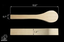 BeaverCraft Basswood Wood Carving Spoon Blank 10" X 2" X 1.4" Premium Wood -Helle Shop beavercraft beavercraft basswood wood carving spoon blank 10 x 2 x 1 4 premium wood 41989706842324