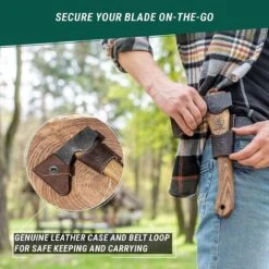 BeaverCraft Carving Axe Hand Forged Hatchet With Sheath For Bushcraft Camping Carving -Helle Shop beavercraft beavercraft carving axe hand forged hatchet with sheath for bushcraft camping carving 41989705269460